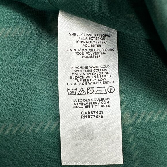 NEW | Ann Taylor Plaid Button Down Shirt – Green with Pink Lines | Size S - Picture 7 of 13